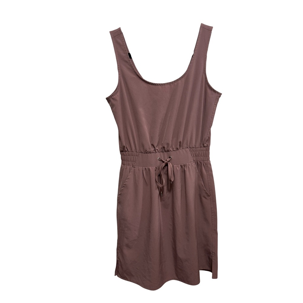 CALIA Womens Mauve Sleeveless Drawstring Active Dress  XS athleisure WAX15033